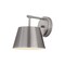 Z-Lite Lilly Wall Sconce, 1-Light, 8 In.W x 9 In.L x 8.5 In.H, Brushed Nickel/Brushed Nickel 2307-1S-BN - alternate 1